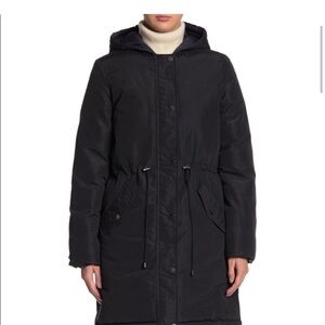 MarcNewYork Women's Navy Hooded Parka